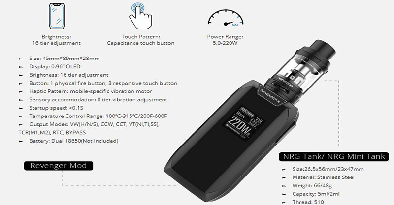 Vaporesso led with a strong attack.— Revenger Family Review