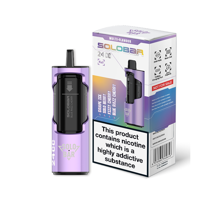 Solobar 2400 Kit (With 4 Pods)