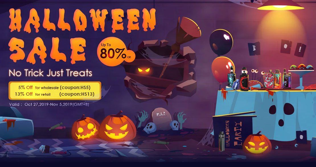 Halloween Vape Sale 2019