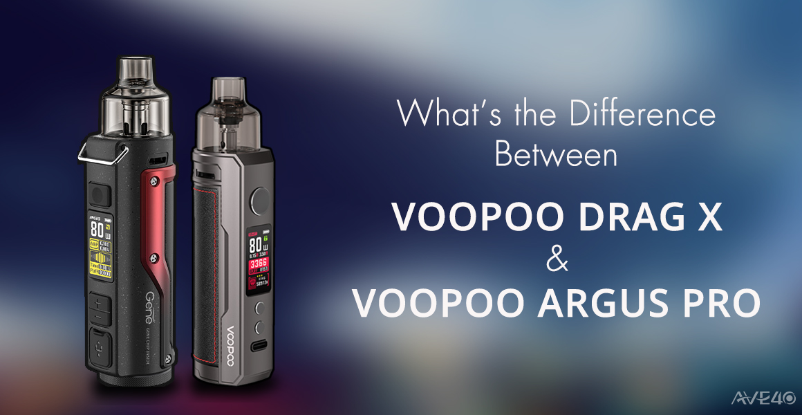 voopoo drag x VS voopoo argus pro