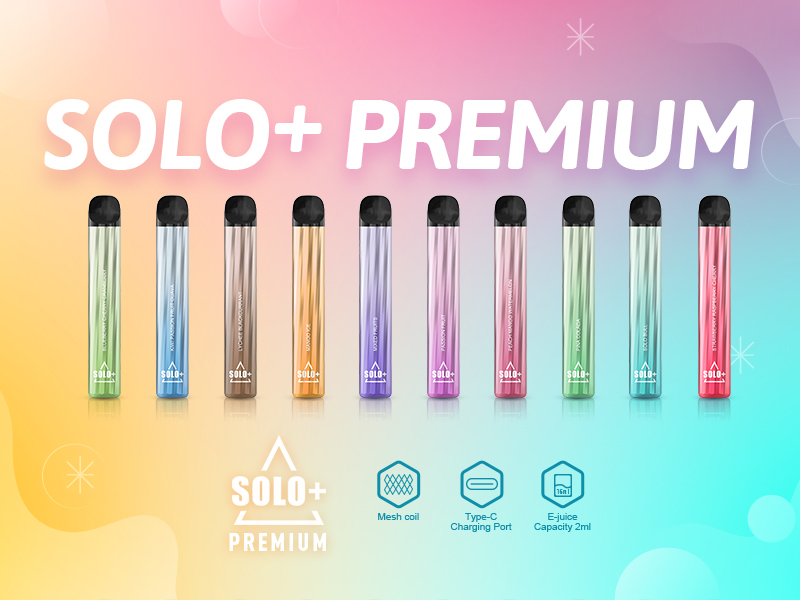 Solo Plus Premium Disposable Pod Kit 800 puffs/600 puffs