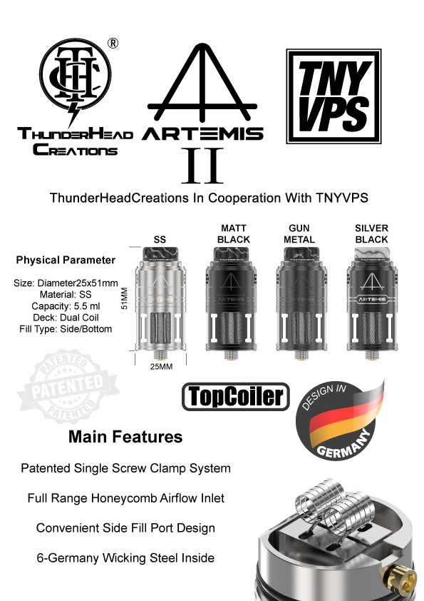 تعليمات Artemis II TC RDTA