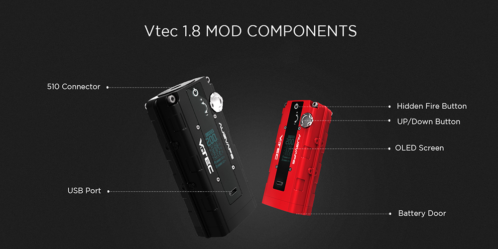 Features of Augvape Vtec 1.8 Mod