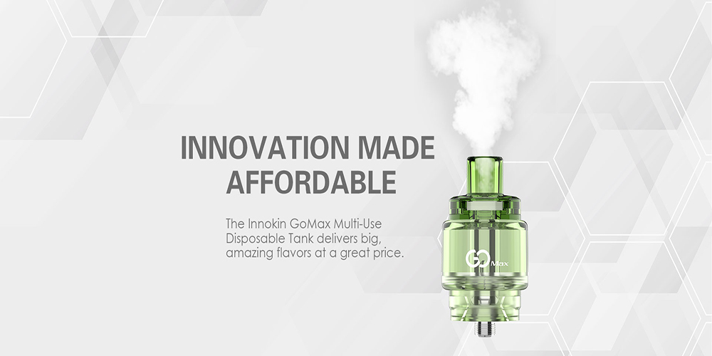 Features of Innokin Gomax Disposable Tank 