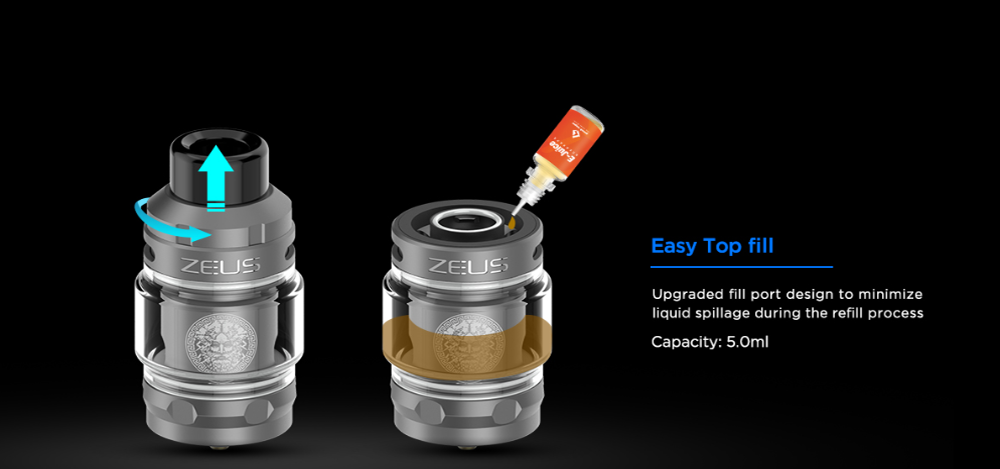 Features of Geekvape Zeus Sub-ohm Tank