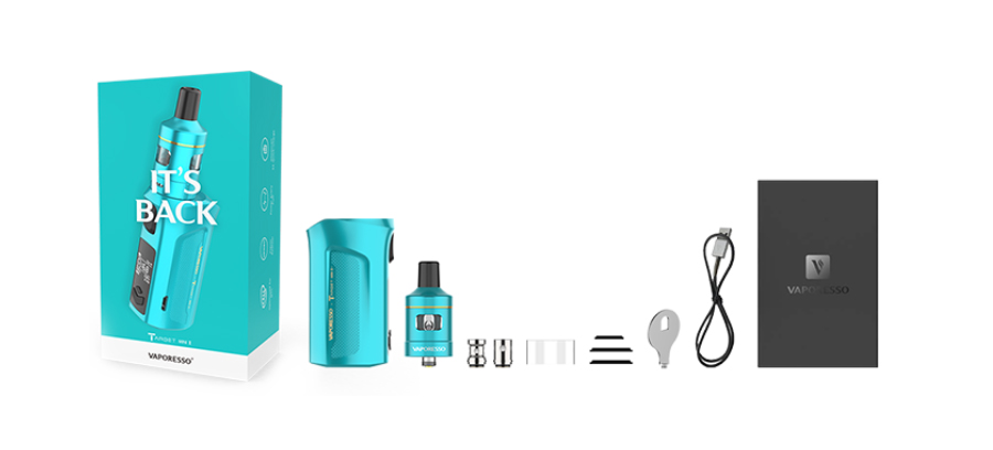 Package Included of Vaporesso Target Mini 2 Kit with VM Tank