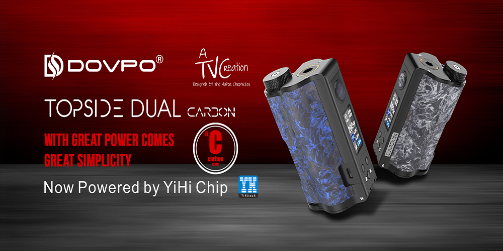 Features of Dovpo Topside Dual Carbon Squonk Mod