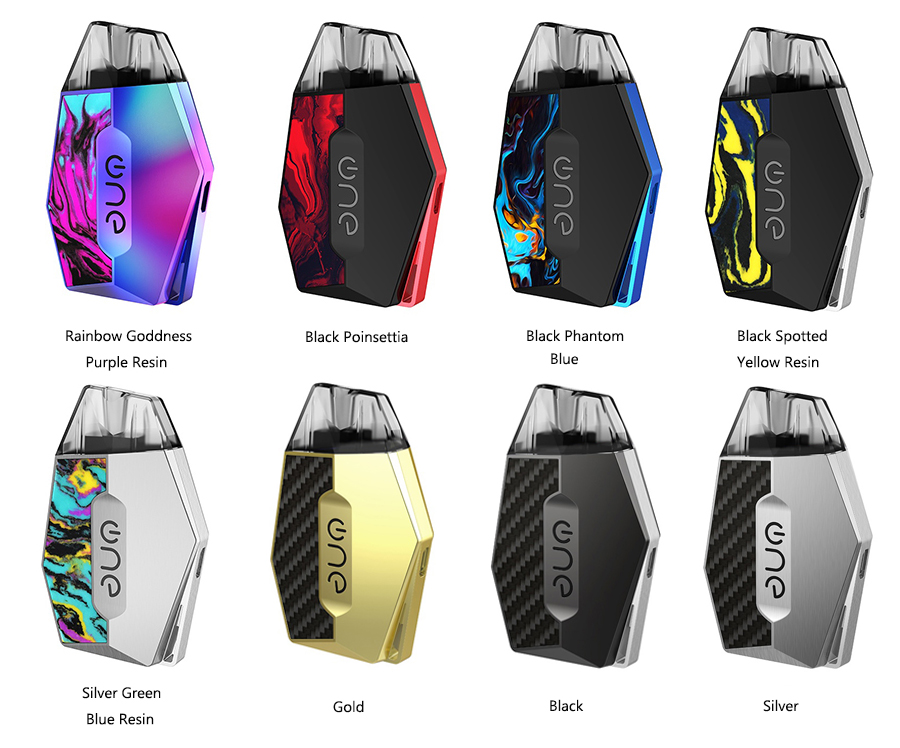 Colors Available of Onevape lambo Ⅱ 2 Pod Vape System Kit