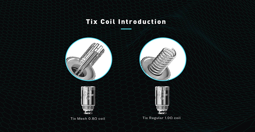 Features of Rincoe Tix Pod Kit