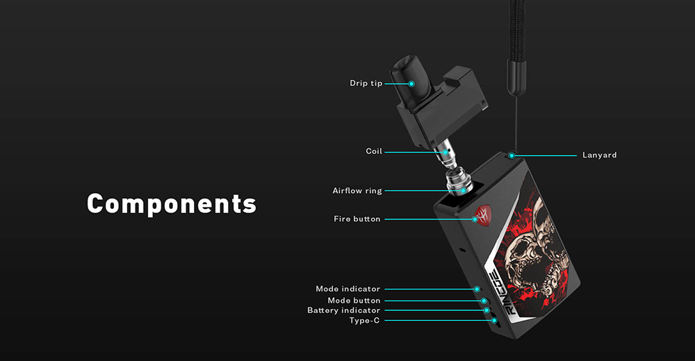 Features of Rincoe Tix Pod Kit
