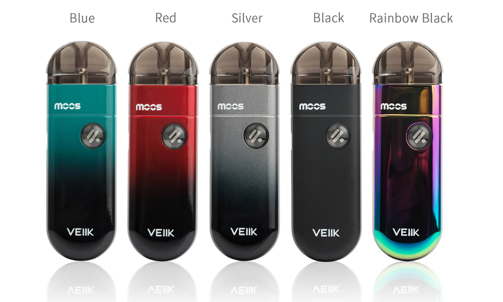 Colors Available of Veiik moos pod kit