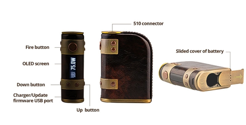 Vapeman STEAM ENGINE DNA75 Box Mod image 4