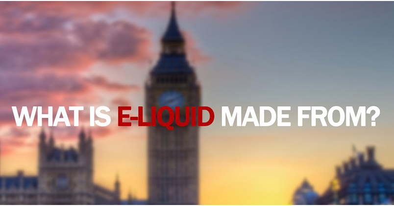 What is e-liquid made from?