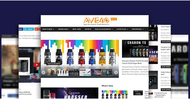 Ave40: Blog and Forum Redesign