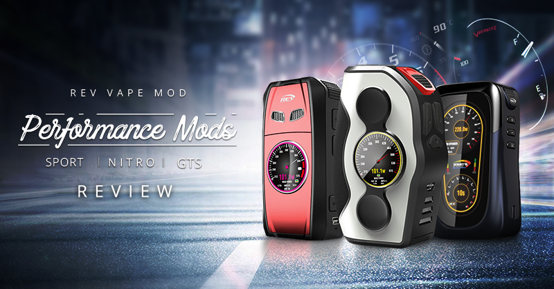 REV Vape Mods: Modern with Retro Racing Style