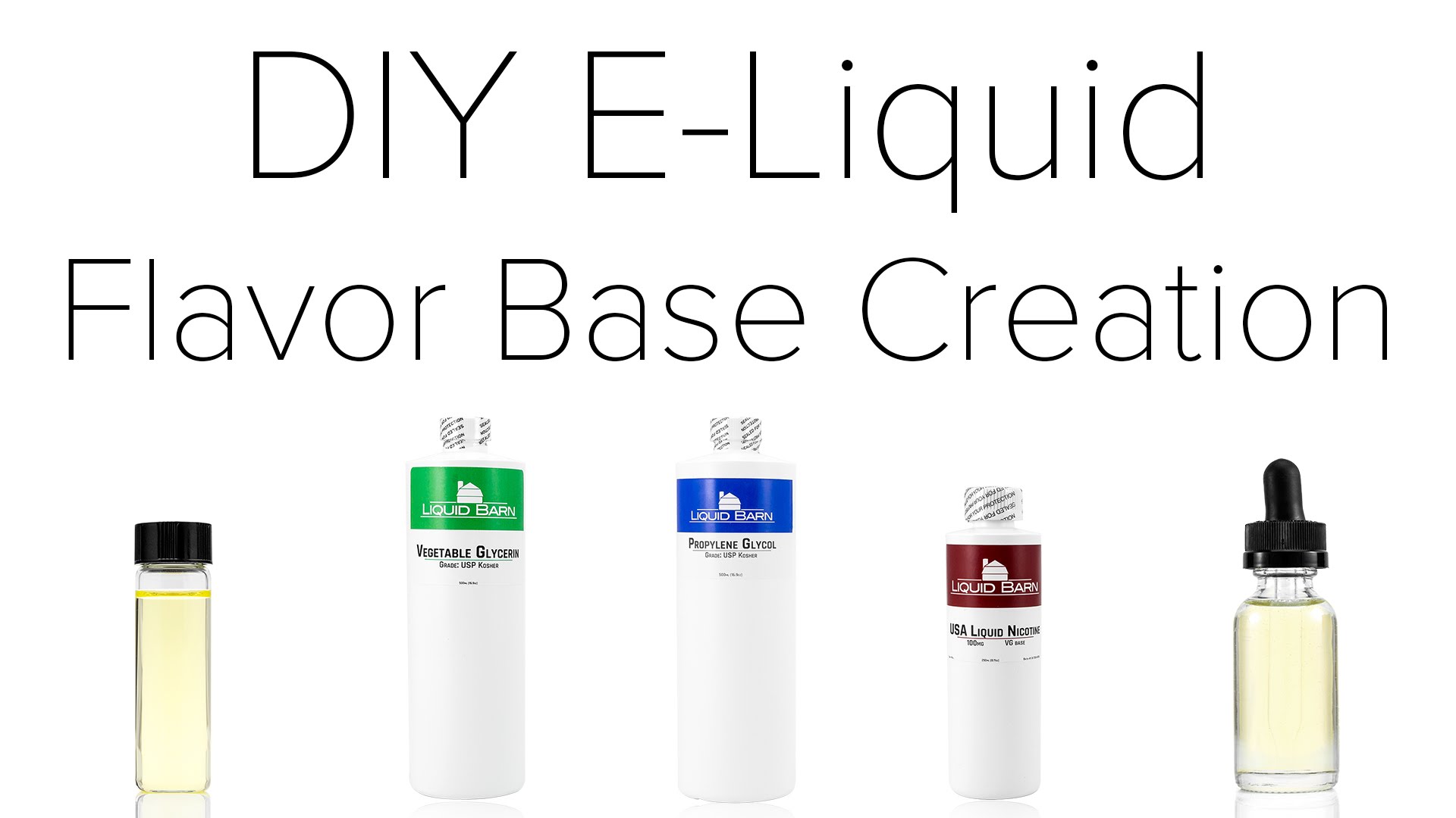 DIY E-Liquid Flavor Base Creation