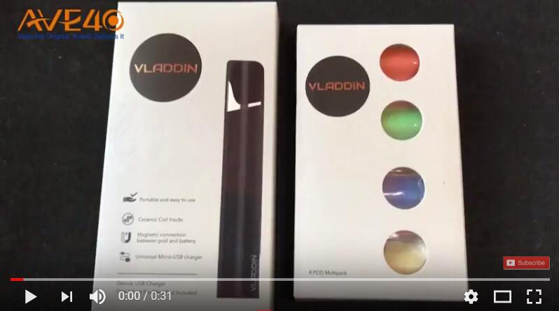 Vladdin Pod System Kit Unbox Video