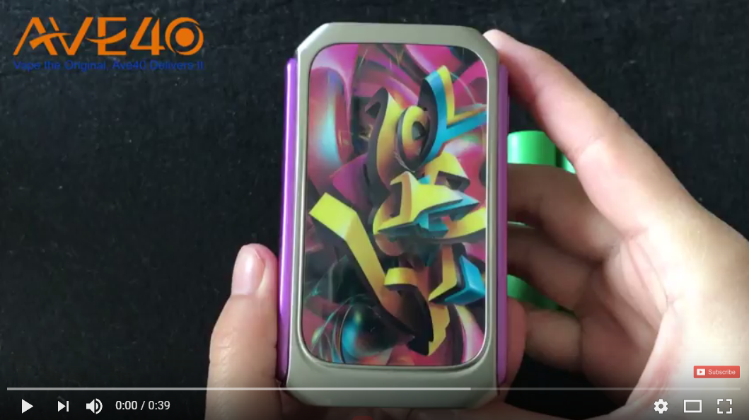 Quick look at the Vzone Graffiti 220W TC Box Mod