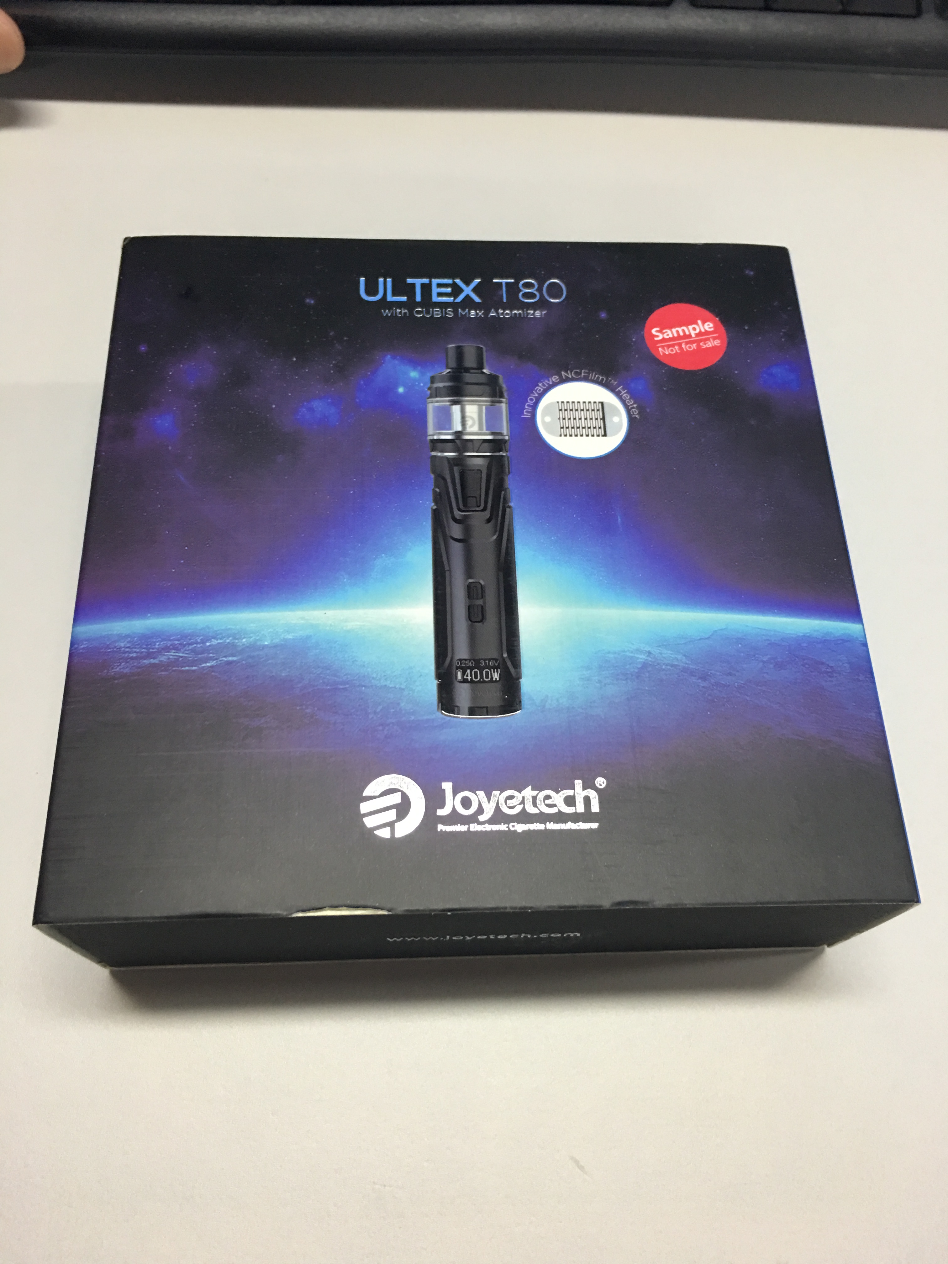 Review:  Joyetech ULTEX T80 80W TC Kit with Cubis Max Atomizer