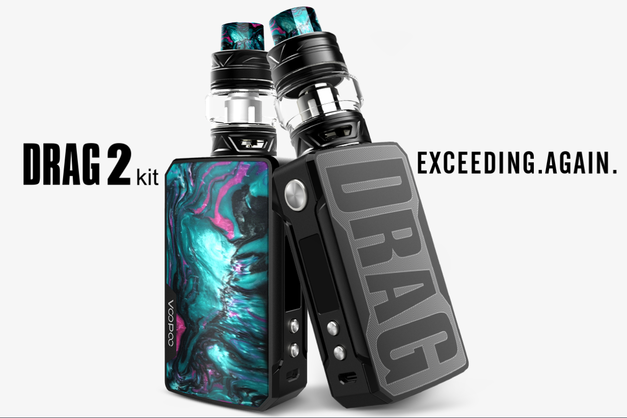 Preview:Voopoo Drag 2 Kit With Uforce T2 Tank