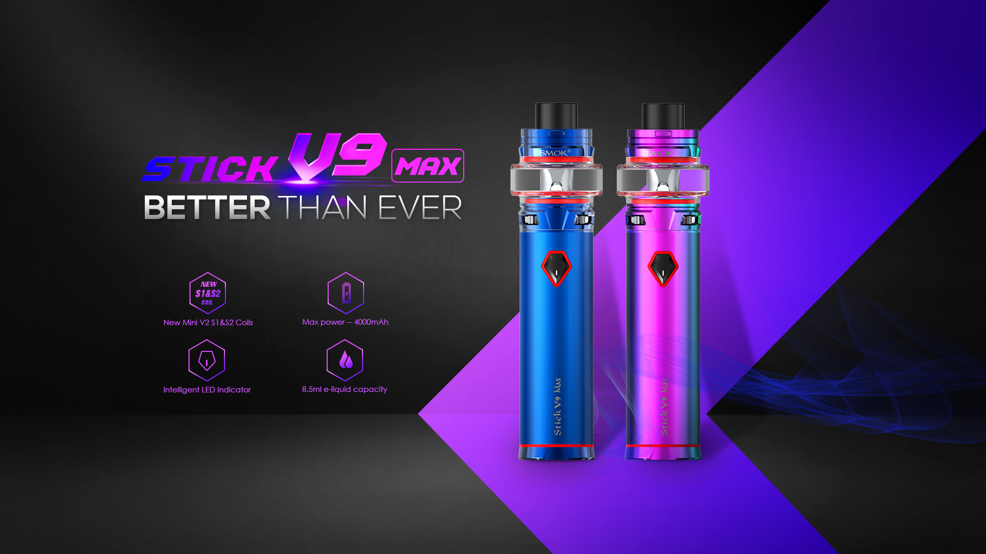 Smok Stick V9 Max Kit Preview---Anything Different From Stick V8