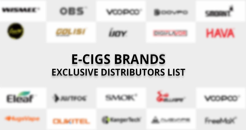 Ave40: e-Cig Brands Exclusive Distributors List