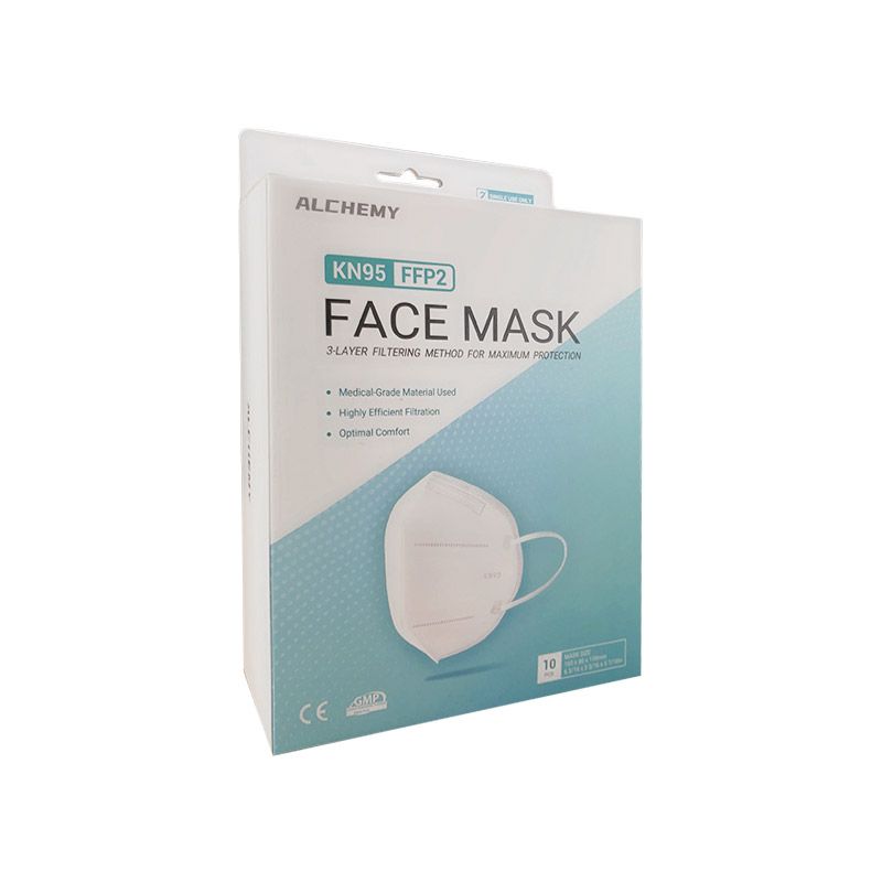 Alchemy KN95 FFP2 Anti Bacterial Respirator Face Mask 